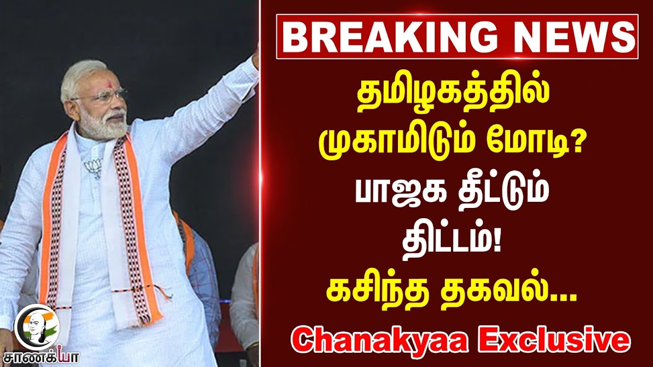 #breakingnews  தமிழகத்தில் முகாமிடும் Modi? BJP  தீட்டும் திட்டம்! கசிந்த தகவல்.Chanakyaa Exclusive|