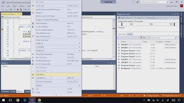 Connect; 2017 Step back debugging with IntelliTrace snapshots