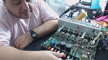 O que queima no amplificador?