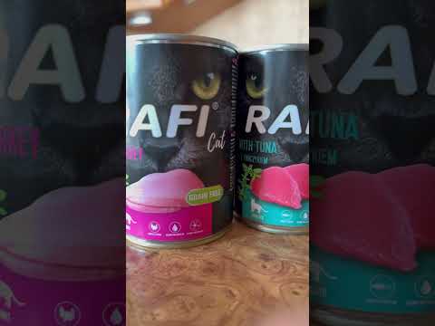Влажный корм для стерилизованных котов Dolina Noteci Rafi Cat Sterilized с тунцом Grain Free 400 г, видео 1
