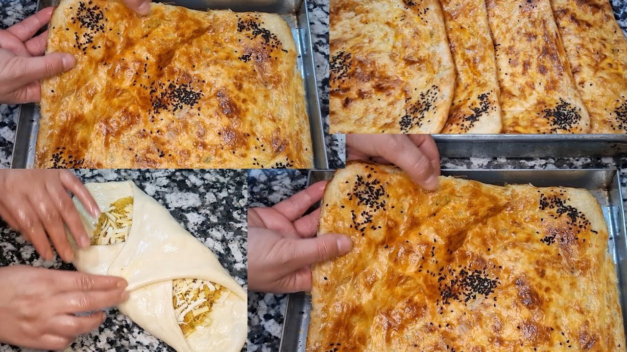 أروع مسمن معمر في الفران بحجم كبير مقرمش مورق بعجينة سحرية كيجي خطييييير 😋👌