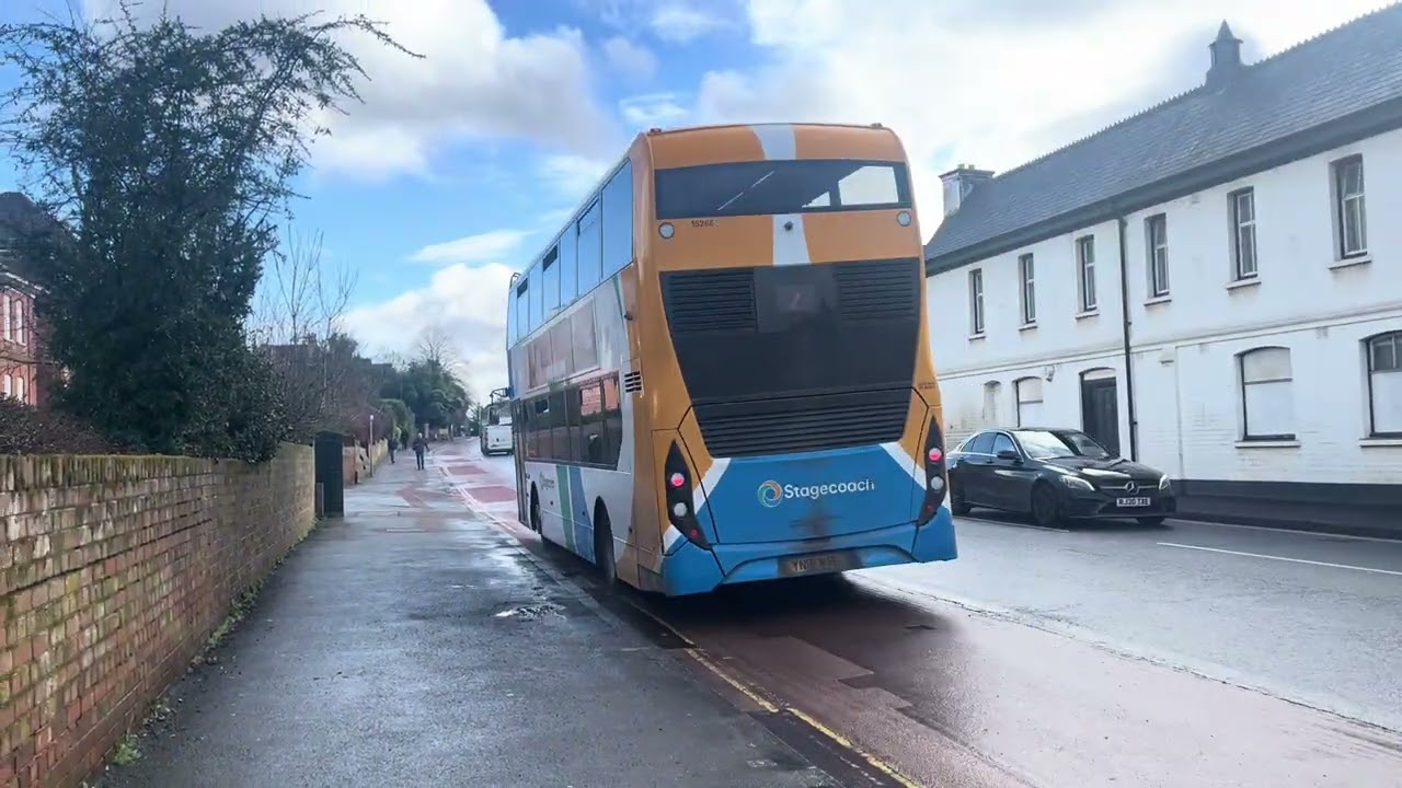 Thanet bus 15265 working the 2 to Newton Abbot departing Waitrose ￼