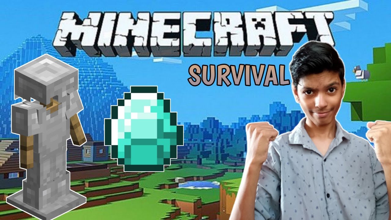 WE FOUNDED DIAMONDS ! IN MY SURVIVAL SERIES LETS GOOO.....😱🤔 - YouTube