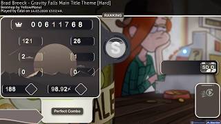 Brad Breeck - Gravity Falls Main Title Theme [HARD] | Osu! | +SDHD | By Ealai (Desaster)