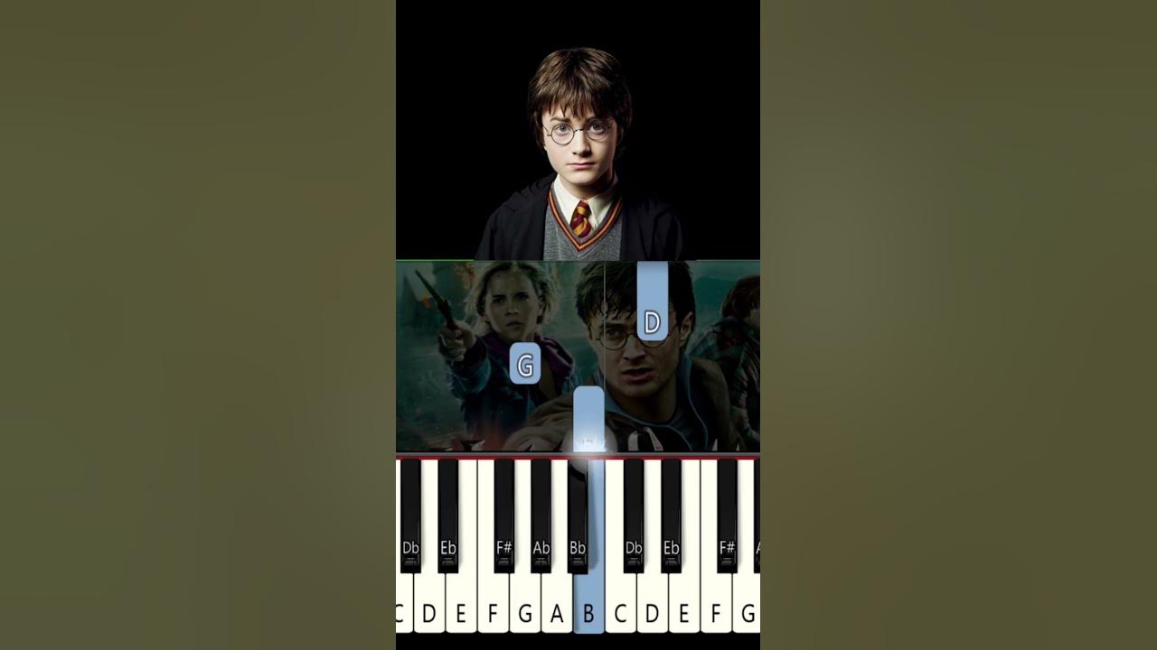 HARRY POTTER PIANO TUTORIAL shorts YouTube