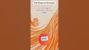 Risk Response Strategies- PMP Made Easy