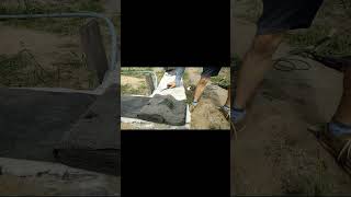 "Cut roofing felt"! Как разрезать рубероид?! "Стройка"! Serhulya TV