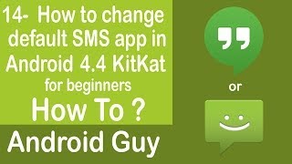 How to change the default SMS app in Android 4.4 KitKat ? screenshot 4