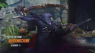Reaper POTG - Death Blossom Quintuple Kill (FTW)
