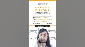 CIM Level 6 Diploma in Professional & Digital Marketing - Social Media Management Module #cpe