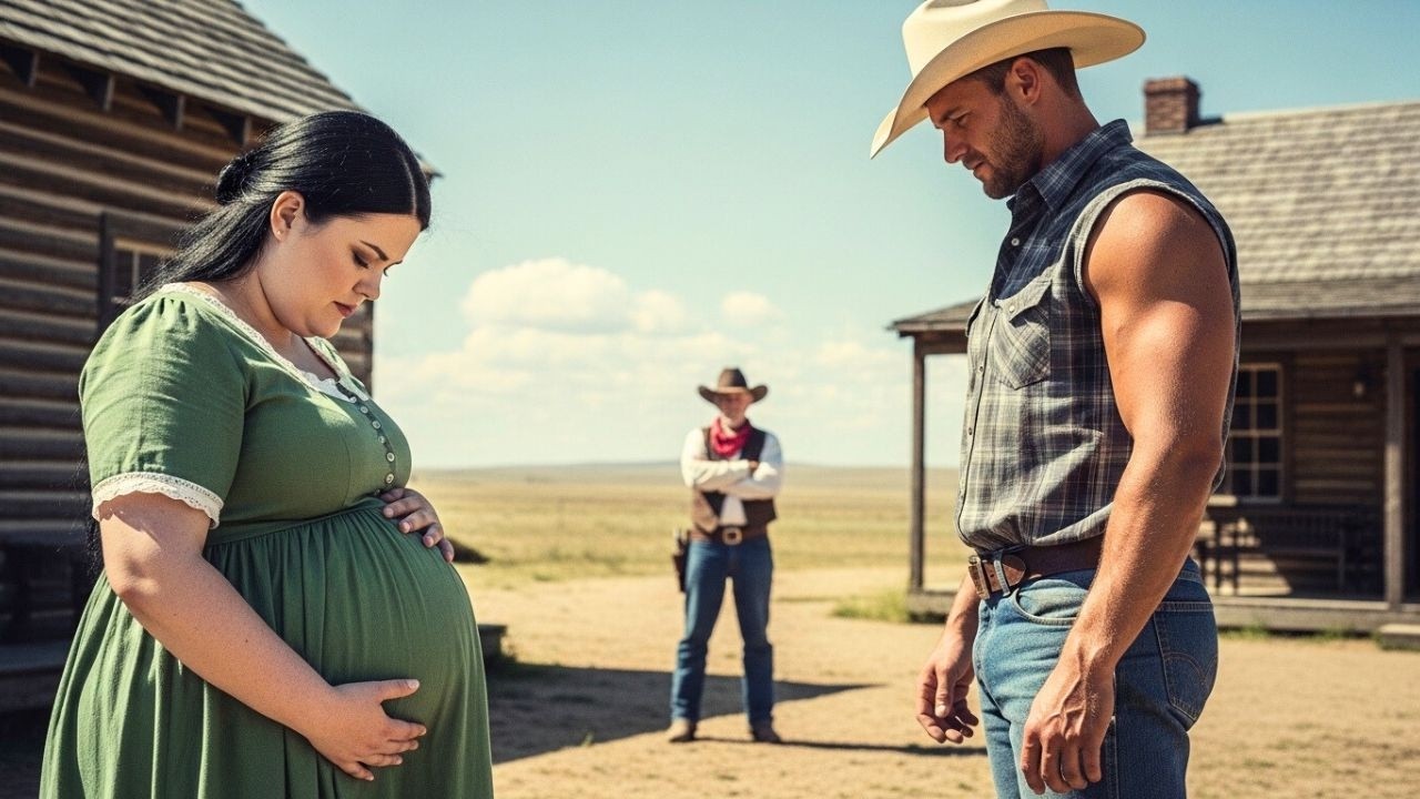 Her Father Disowned Her for Being Pregnant — Then He Handed the Obese Girl to a Silent Cowboy