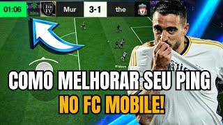 RESOLVIDO! 😱 MELHORES CONFIGURAÇÃO E ESTRATÉGIA!😍 PARA TER O PING MELHORADO!😱 NO FC MOBILE