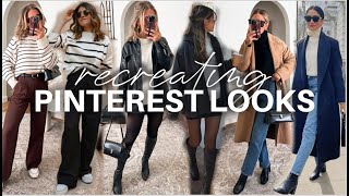 Recreating Pinterest Looks | 5 Styled Outfits