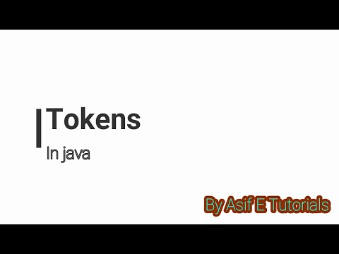 Java Tokens.