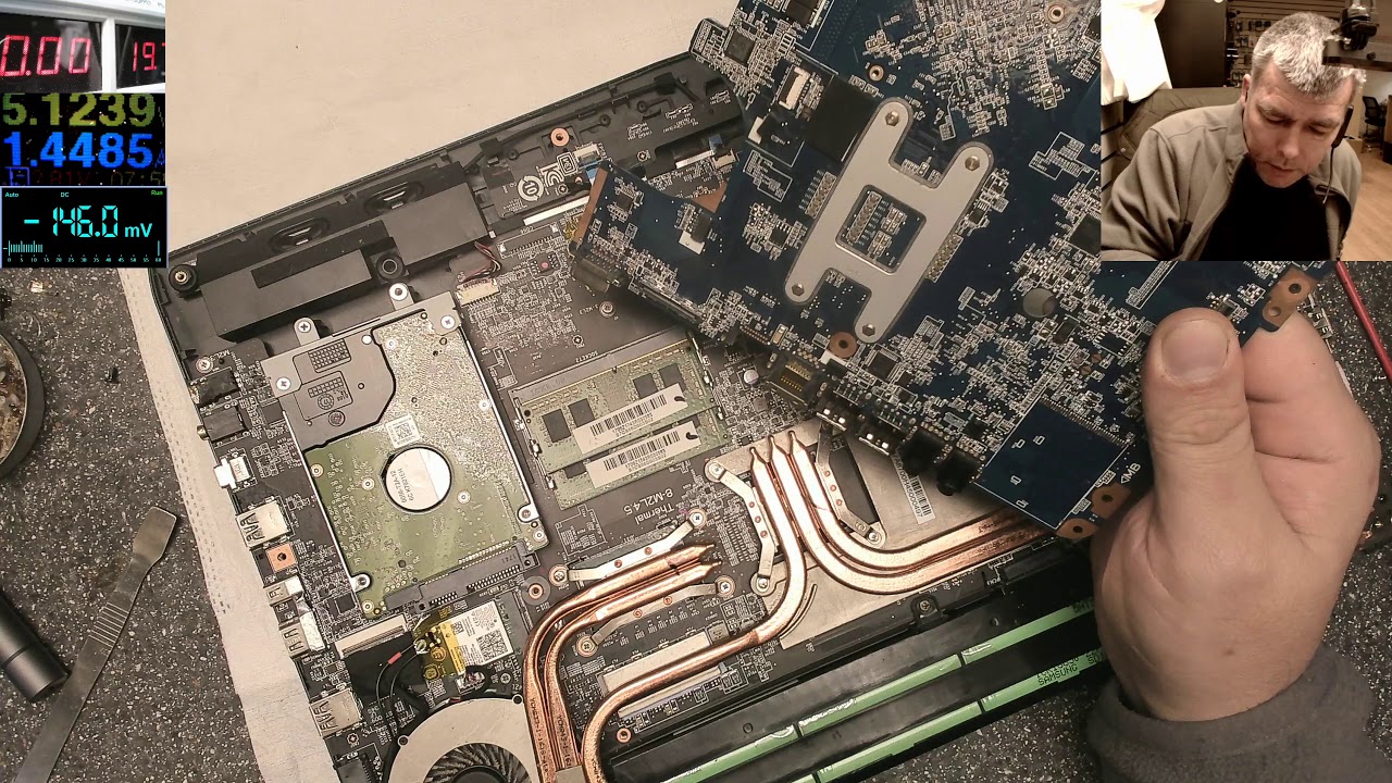 MSI GV72 7RE headphone jack replacement - YouTube