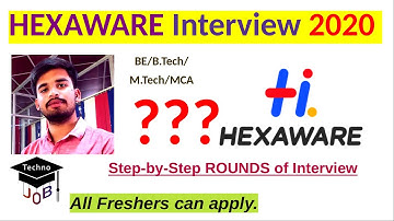 Hexaware Interview 2020 | STEP BY STEP Rounds of Interview | #Hexaware Off Campus Interview/Rounds