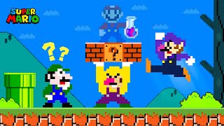 Super Mario Bros. but Using INVISIBLE To Cheat In Mario HIDE N' SEEK | Game Animation