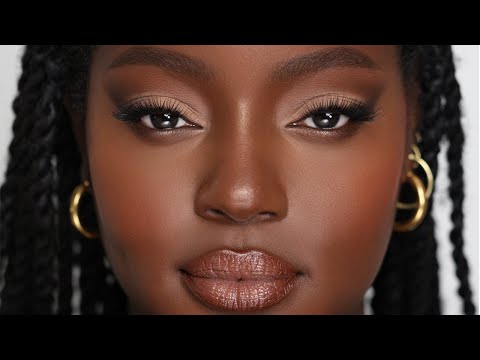 Video: Dnešní make-up: Shimmery Gold Brown Eyes, Dewy Skin