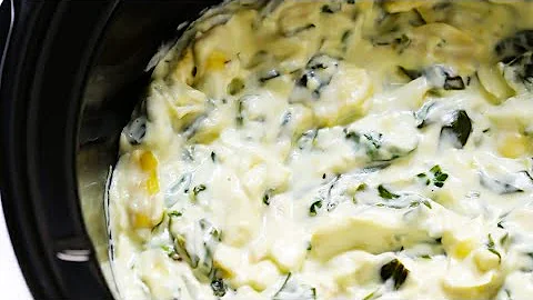 How to Make Delicious Artichoke Spinach Dip Cooked in a Crockpot