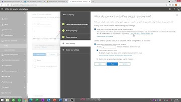 How to create Data Loss Prevention Policies using Microsoft Compliance 365