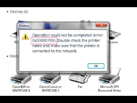 Cách sửa lỗi Error 0x00000709 khi kết nối máy in trong mạng LAN trên windows 10