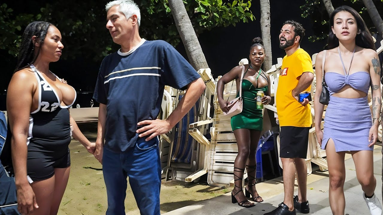 Beach Road So Many Charming Freelancers in Pattaya, Thailand