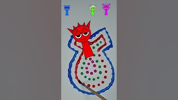 ASMR Color Mixing #sprunki #satisfying #asmr #color #oddlysatisfying