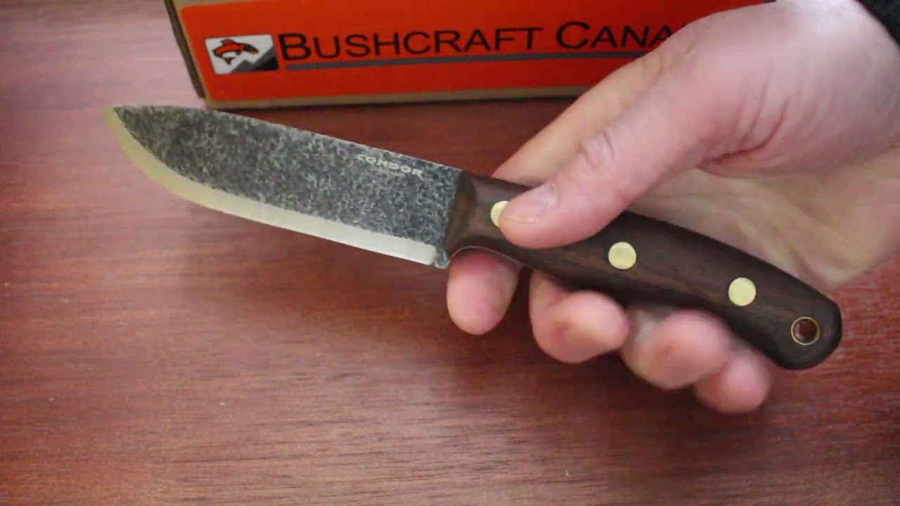 Condor Bisonte knife view by www bushcraftcanada com - YouTube