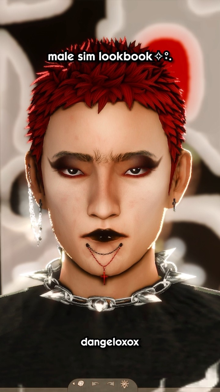 ALT male sim lookbook for the sims 4 🐈‍⬛| the sims 4 #sims