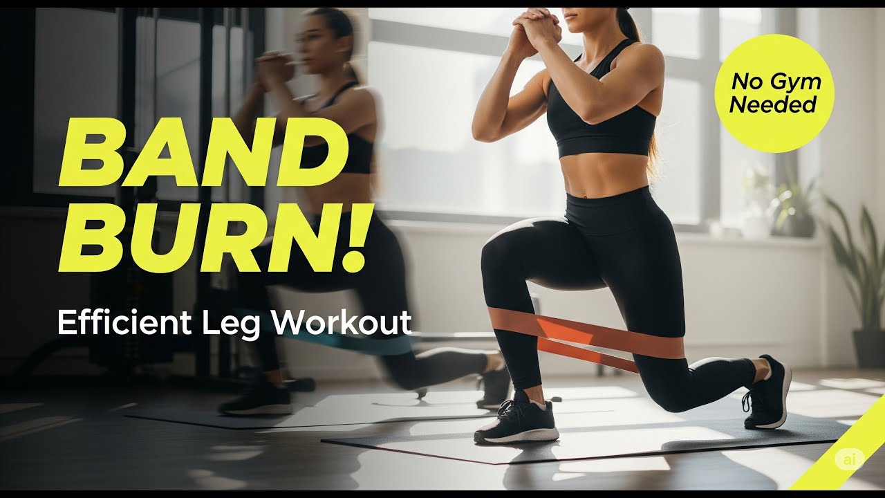 At-Home Leg Day! Full Leg & Glute Workout with Resistance Bands - YouTube