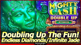 Mighty Cash Double Up Slot Machine - Doubling Up the Fun with Endless Diamonds and Infinite Jade