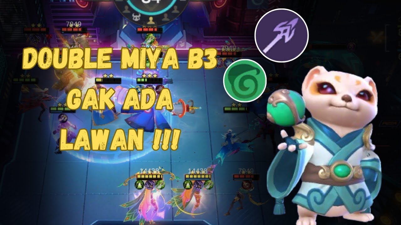 Meta klon Miya B3 sinergi Lancer + Nature | Commander Yuki skill 3 ...