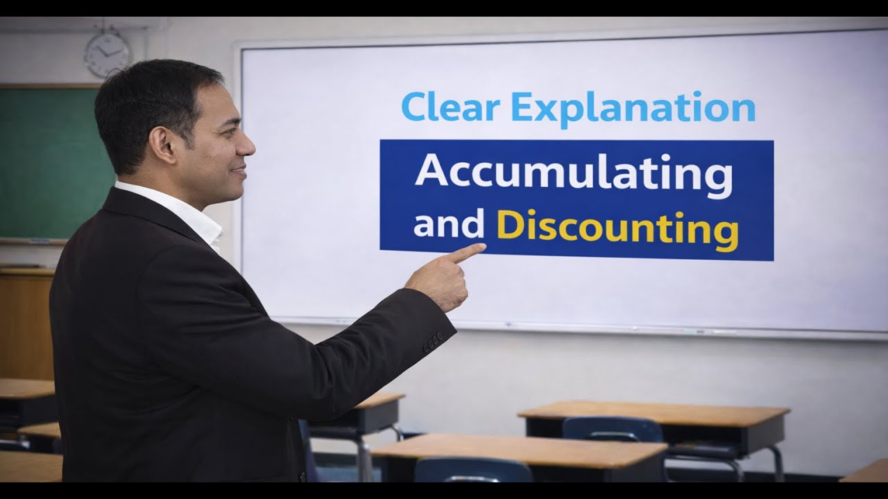 How to Solve Accumulating and Discounting Questions in CM1? Simple Explanation (Force of Interest)