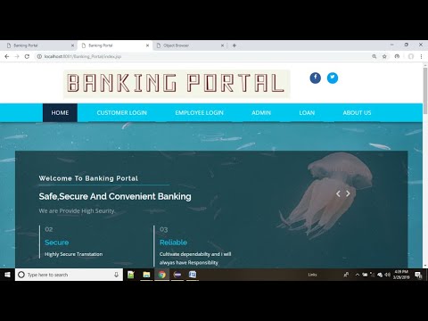 Java Web Project (Banking Portal)