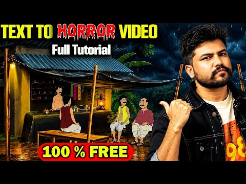 Make Viral Ai Horror Stories In Minutes | Horror cartoon video kaise banaye | text to video ai