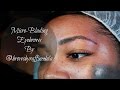 MICROBLADING EYEBROWS - FIRST STAGE PROCEDURE BY @browsbyraffineelola PART 1