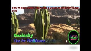 ARK - How To Make CLAY & Where To Find CACTUS SAP On Ragnarok!