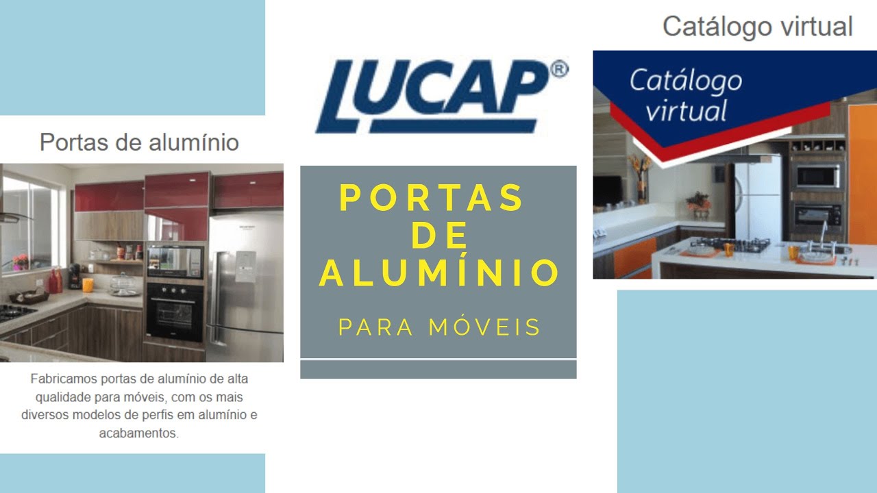 Lucap LUCAP - PORTAS DE ALUMÍNIO PARA MÓVEIS - YouTube