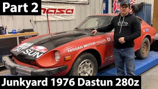 1976 Datsun 280z - Fuel Tank Removal