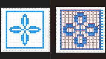 How to convert pixel image into mosaic crochet chart
