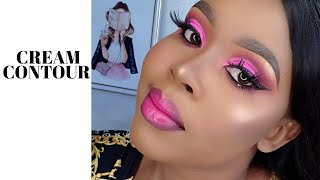 HOW TO CREAM CONTOUR MAKEUP TUTORIAL FOR BEGINNERS.