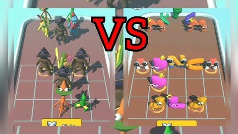 A fun Merge Alphabet Lore Run level 14 vs Merge Rainbow 3D level 7 Game! Merge battle