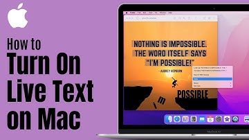 How to Turn On Live Text on Mac