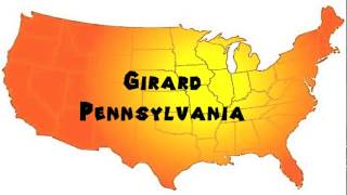 How to Say or Pronounce USA Cities — Girard, Pennsylvania