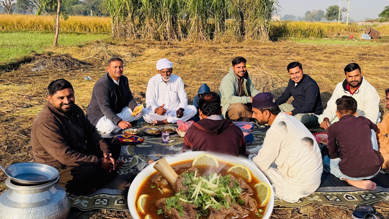   Bong Nilli Paya  Sub ne mill ker Nashta kya | Beef Bong Paya Recipe 