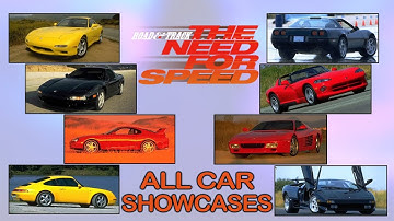 The Need For Speed (1995) - ALL CAR SHOWCASES [MS DOS version]