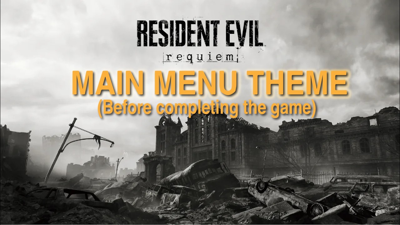 Re9 All Menu MAIN MENU THEME (Before Completing the Game) | Resident Evil 9 Requiem ...