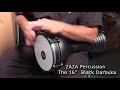 The ZAZA Percussion The 16 Darbuka Carbon Black 