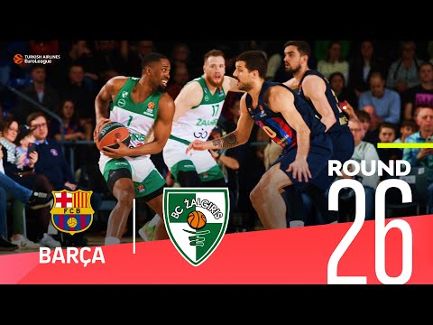 Mirotic on fire leads Barca past Zalgiris! | Round 26, Highlights | Turkish Airlines EuroLeague