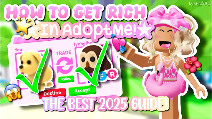 HOW TO GET *RICH* IN ADOPT ME! 🤑💘 THE BEST TIPS FOR 2025!! 🌟🌴